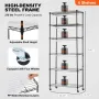 Plantestativ med vækstlys 6 niveauer 150W 70,9" høj