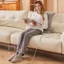 Far Infrared Heating Pad, 52 Natural Jade & 20 Tourmaline Stone Heating Pad for Back Pain Relief, 103-159 ℉ Infrared Heating Pad