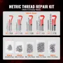 166 PCS Helicoil Thread Repair Kit metric Rethread Tool M5 M6