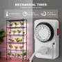 Plant Stand with Grow Light, 6 Tiers, 150W Indoor Grow Light Shelf 3 Spectrum Lights Modes Metal Plant Shelf with Timer Garden P