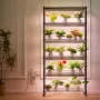 Plantestativ med vækstlys 6 niveauer 180W 70,9" indendørs