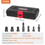 7 stk. Tråd Chaser Set metrisk tråd Restorer Tool Automotive