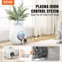 Plant Cat Litter Box, Smart Odor Control System, Hidden Cat Litter Box with 9.48 in Large Entrance, Lighting Decoration & Sturdy