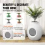 Plant Cat Litter Box, Smart Odor Control System, Hidden Cat Litter Box with 9.48 in Large Entrance, Lighting Decoration & Sturdy