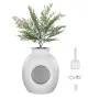 Plant Cat Litter Box, Smart Odor Control System, Hidden Cat Litter Box with 9.48 in Large Entrance, Lighting Decoration & Sturdy