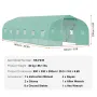 Walk-in Tunnel Greenhouse, 29.5x9.8x6.6 ft Hoop House Greenhouse Tunnel, Peaked Roof Plant Hot House with Galvanized Steel Frame