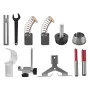 Wood Trimmer Wood Router Tool Kit Electric Hand Trimmer Wood Laminator Router Tool 710W Max Torque 30,000RPM Variable Speed Comp
