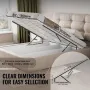 Bed Lift 149.9 cm x 200.7 cm Compatible Bed Size 140.2 kg Load DIY Wall Bed Hardware