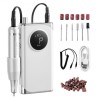 Electric Cordless Nail Drill 40000RPM Nail E File Machine with LCD-Display