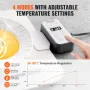 Electric Warming Tray, Food Warming Mat for Buffet, Rollable & Portable Silicone Food Warmer with 4 Adjustable Temperature Setti