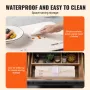 Electric Warming Tray, Food Warming Mat for Buffet, Rollable & Portable Silicone Food Warmer with 4 Adjustable Temperature Setti