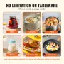 Electric Warming Tray, Food Warming Mat for Buffet, Rollable & Portable Silicone Food Warmer with 4 Adjustable Temperature Setti