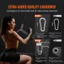 LAT Pulldown Attachments, Cable Machine Rowing T-bar V-bar 7 Set, Tricep Pull Down Bar, Back Strength Training Rubber Coated Han