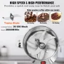 750g Electric Grain Mill Grinder, High Speed 2000W Commercial Spice Grinders, Stainless Steel Pulverizer Powder Machine, for Dry