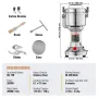 750g kommerciel krydderi grinder elektrisk kornmølle grinder
