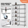 Plant Stand with Grow Light, 6 Tiers, 200W Indoor Grow Light Shelf Full Spectrum Lights Metal Plant Shelf with Timer Garden Plan