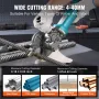 Electric Rebar Cutter, 1100W Portable Rebar Cutter, Cutting up to 3/2 inch (4-40mm) Rebar, High Power Steel Concrete Rebar Cutte