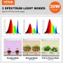 Plant Stand with Grow Light, 4 Tiers, 90W Indoor Grow Light Shelf Full Spectrum Lights Adjustable Metal Plant Shelf Gardening Pl
