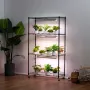 Plantestativ med vækstlys 4 niveauer 90W 59" høj