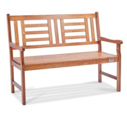 Outdoor Bench 48 in Wood Garden Bench 700 lbs Park Patio Yard Porch Bench