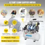 Air Compressor 2 Gallon Ultra Quiet Oil-free Air Compressor 9L Tank Silent Air Compressor 550W Oil free Compressor Low noise wit