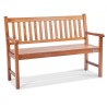 Outdoor Bench 50 in Wood Garden Bench 800 lbs Park Patio Yard Porch Bench