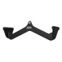 LAT Pulldown Attachment, Cable Machine Rowing V-bar Attachment, Tricep Pull Down Bar, Back Strength Training Rubber Coated Handl