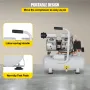 Air Compressor 2 Gallon Ultra Quiet Oil-free Air Compressor 9L Tank Silent Air Compressor 550W Oil free Compressor Low noise wit