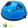 23" Half Exercise Ball Trainer Yoga Balance Stability Ball Resistance Band