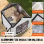 Elevated Heated Cat House, Outdoor Kitty Shelter with Timer, 600D Oxford Cloth Foldable Cat Shelter with Heated Pad for Winter t