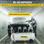 Air Compressor 22Gallon Ultra Quiet Oil-free Air Compressor 80L Tank Silent Air Compressor 2.2KW Oil free Compressor Low noise w