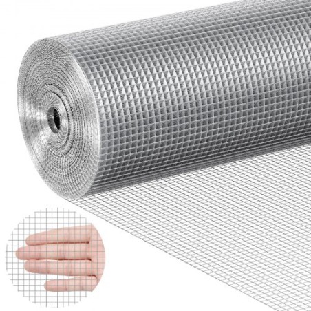 Hardware klud 1/4 "48in x 100ft 23 GA Wire Mesh Roll kyllingetrådhegn