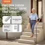 149.9 cm Handrails for Outdoor Steps Staircase for Porch Deck Side-mount