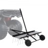 Tow Behind Dethatcher 48" Lawn Dethatcher Rake for ATV or Mower 24 Tines