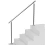 Handrails for Outdoor Steps, 59 in/ 150cm Length Stair Hand Rail Kit, Transitional Stainless Steel Railings with Installation Ki