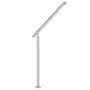 Handrails for Outdoor Steps, 31.5in / 80cm Deck Railing Kit Wall Floor Mounted, Railings for Outside Steps with Installation Kit