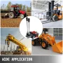 Hydraulic Valve 2 Spool Hydraulic Directional Control Valve 11gpm Hydraulic Control Valve Double Acting for Tractors Loaders Tan