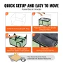 Elevated Heated Cat House, Cuboid Kitty Shelter with Adjustable Temperature and Timer, 900D Oxford Cloth Foldable Cat Shelter wi