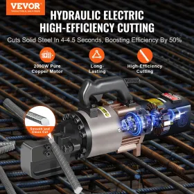 2000W elektrisk hydraulisk armeringsskærer, der skærer op til