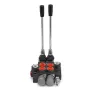 Hydraulic Valve 2 Spool Hydraulic Directional Control Valve 11gpm Hydraulic Control Valve Double Acting for Tractors Loaders Tan
