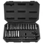 3/8" Drive Impact Socket Set, 18 Piece Deep Socket Set Metric 8-22mm, 6 Point CR-V Alloy Steel for Auto Repair, Easy-to-Read Siz