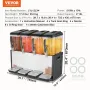 Kommerciel drik dispenser 12L x 4 tanke Kold juice isdrik