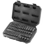 1/4" Drive Impact Socket Set, 48 Piece Deep & Shallow Socket Set SAE 3/16"-9/16" and Metric 4-15mm, 6 Point Cr-Mo Alloy Steel fo