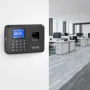 Time Clock, Employee Attendance Machine with Fingerprint, and PIN Punching in One, Standalone Biometric Time Clock in Machine fo