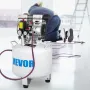 Vertical Air Compressor 8.8 Gallon Ultra Quiet Oil-free Air Compressor 40L Tank Silent Air Compressor 850W Oil free Compressor L