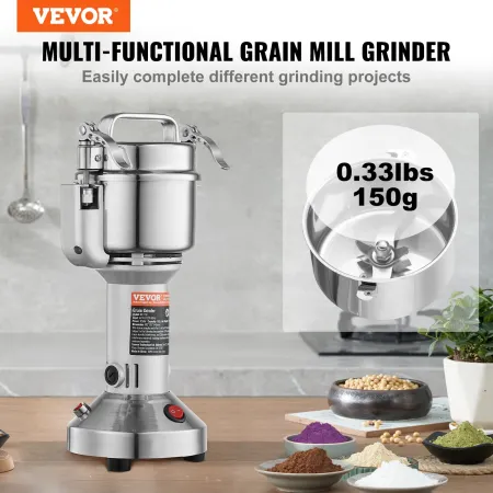 150 g kommerciel krydderi grinder elektrisk kornmølle grinder