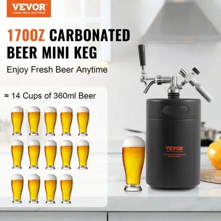 Pressuriseret Growler Mini Beer Keg Draft Beer Growler Home 170