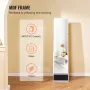Mirror smykker kabinet 360â ° drejelig stående spejl med