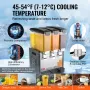 Kommerciel drik dispenser 10L x 3 tanke Kold juice isdrik
