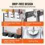 Commercial Beverage Dispenser, 3 Tanks 10 L Per Tank Juice Dispenser, 440W Stainless Steel Ice Tea Drink Machine with 45°F-54°F 
